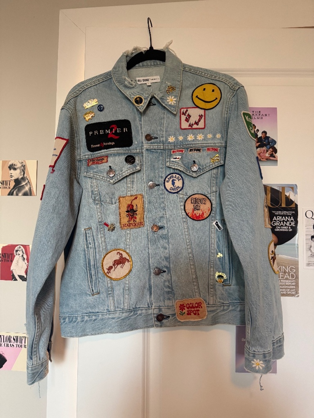 RE/DONE originals, Size M, Patched Denim Jacket